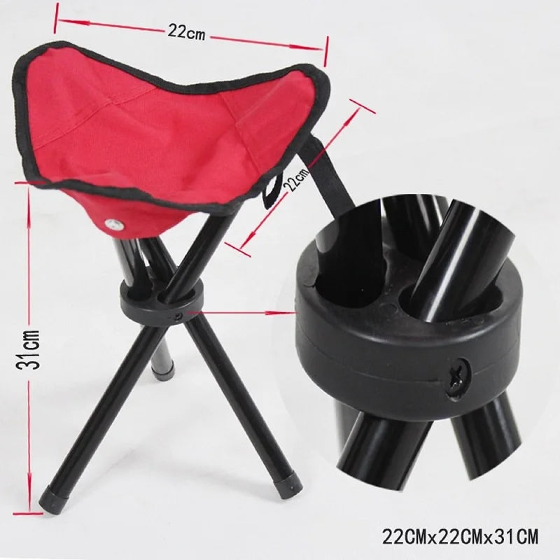 Outdoor Folding Triangular Stool