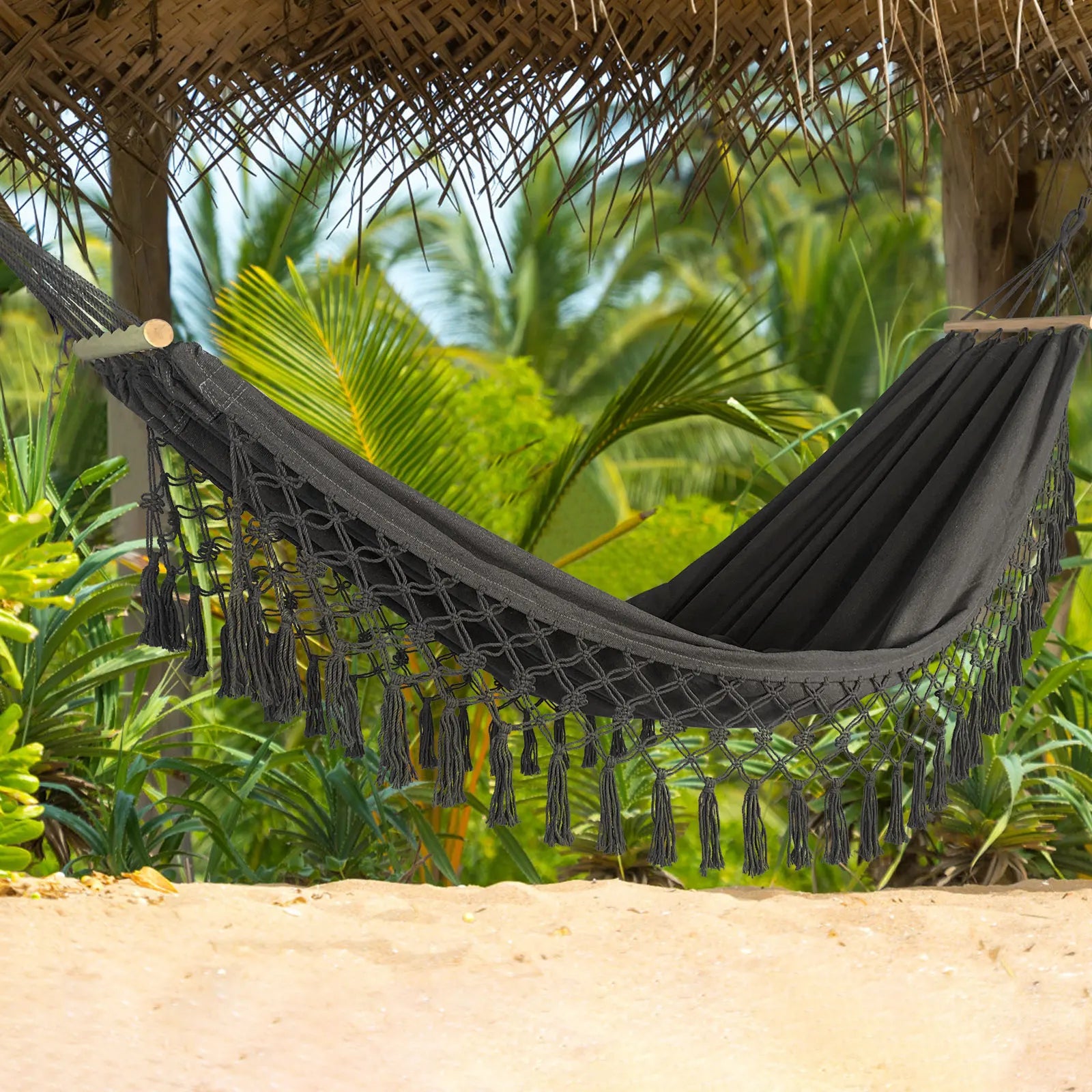 Outdoor Camping Leisure Canvas Hammock