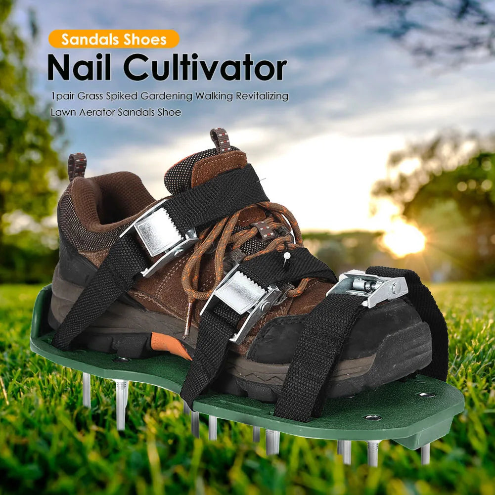 Garden Nail Shoes for Lawn Aeration