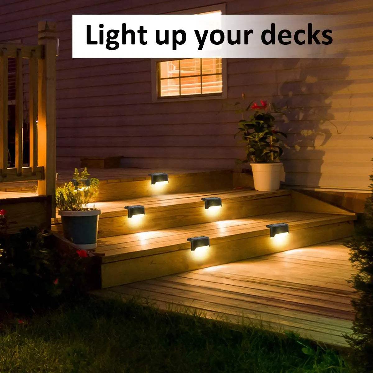 Garden Light Deck Lamp Solar Stairs Light