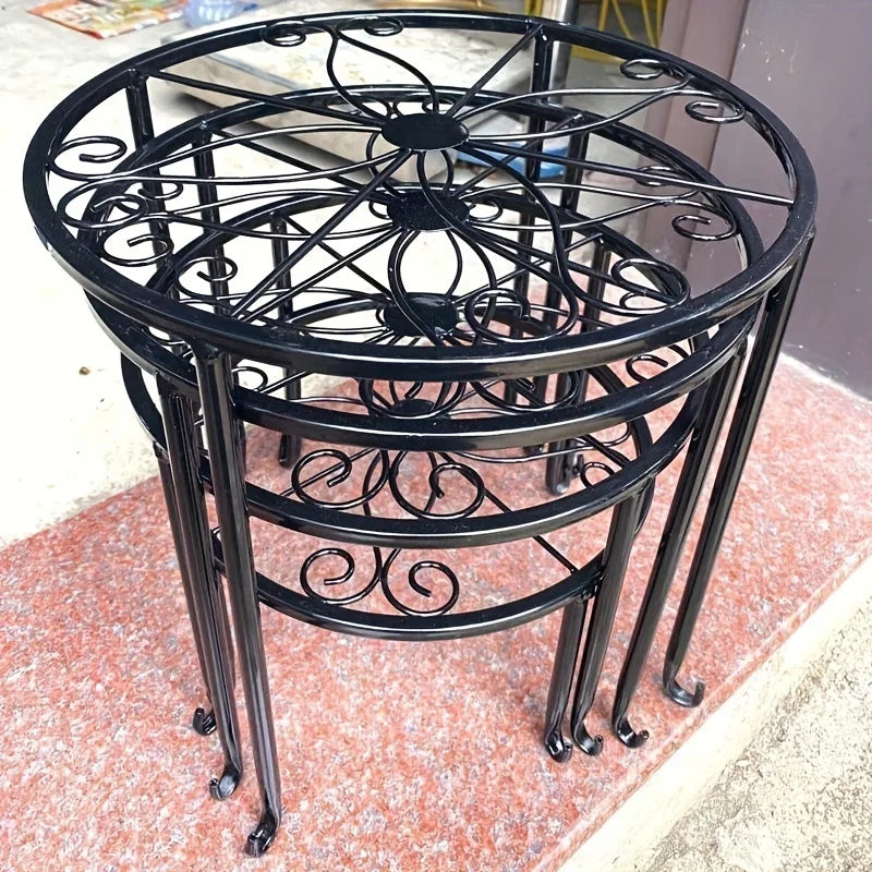 1PC Heavy Duty Rustproof Iron Plant Stand