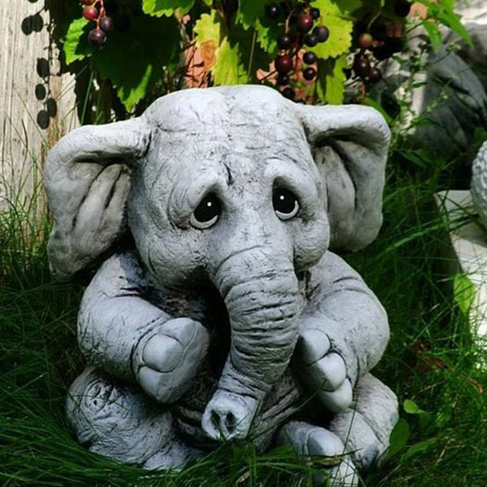 Lightweight Garden Elephant Statues