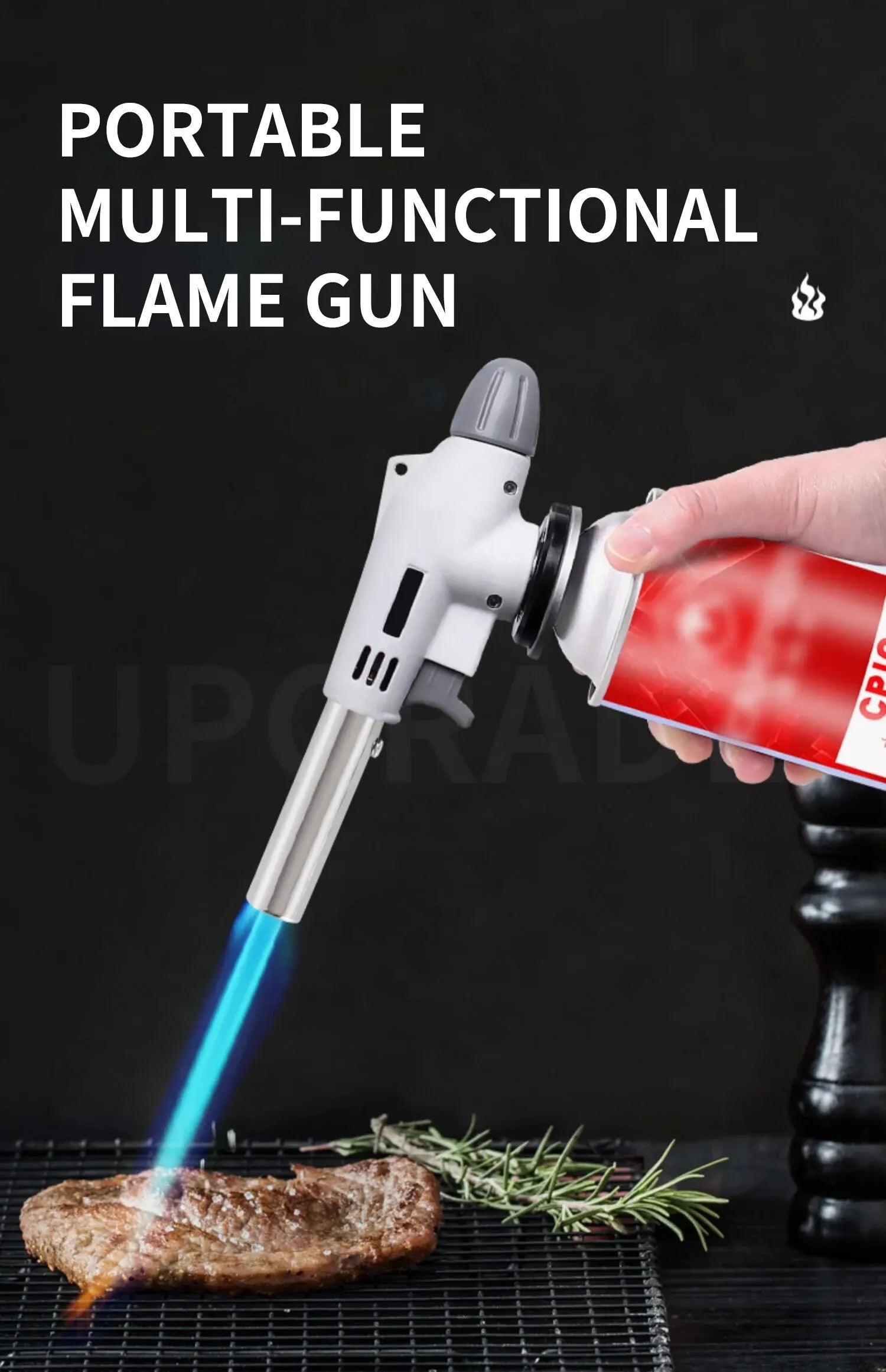 Auto-Ignition Butane Gas Welding Torch – Cooking & BBQ Flame Gun