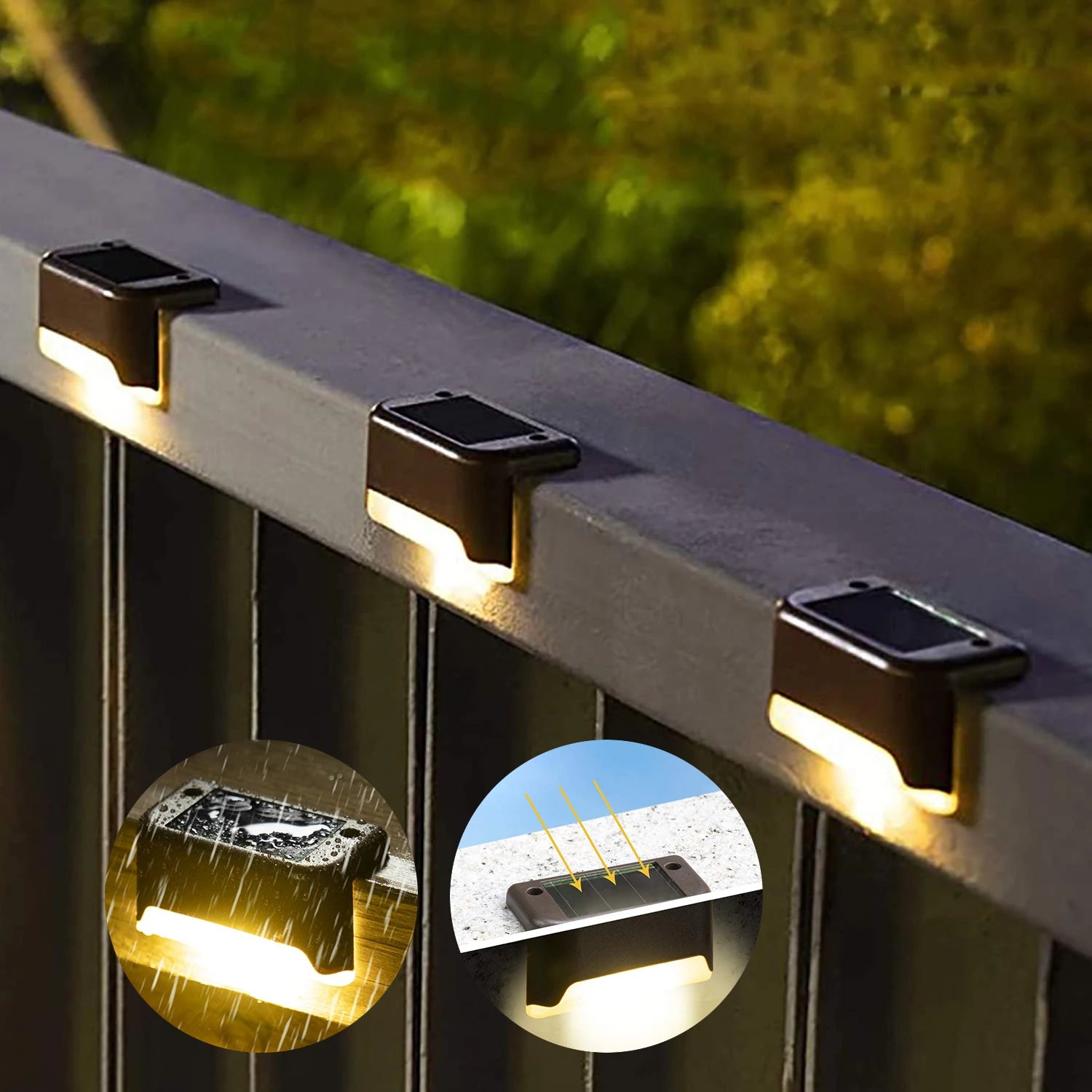 Garden Light Deck Lamp Solar Stairs Light