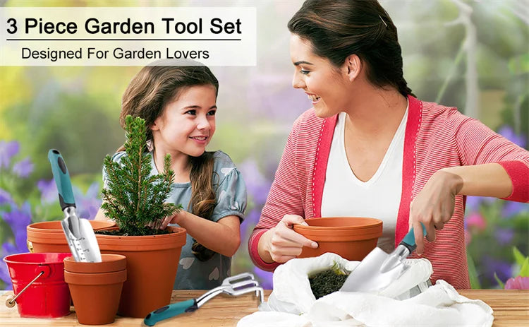 3-Piece Heavy Duty Garden Tools Set