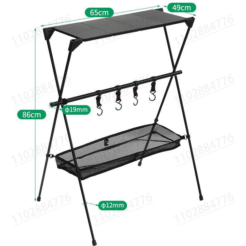 Outdoor Triangle Storage Rack