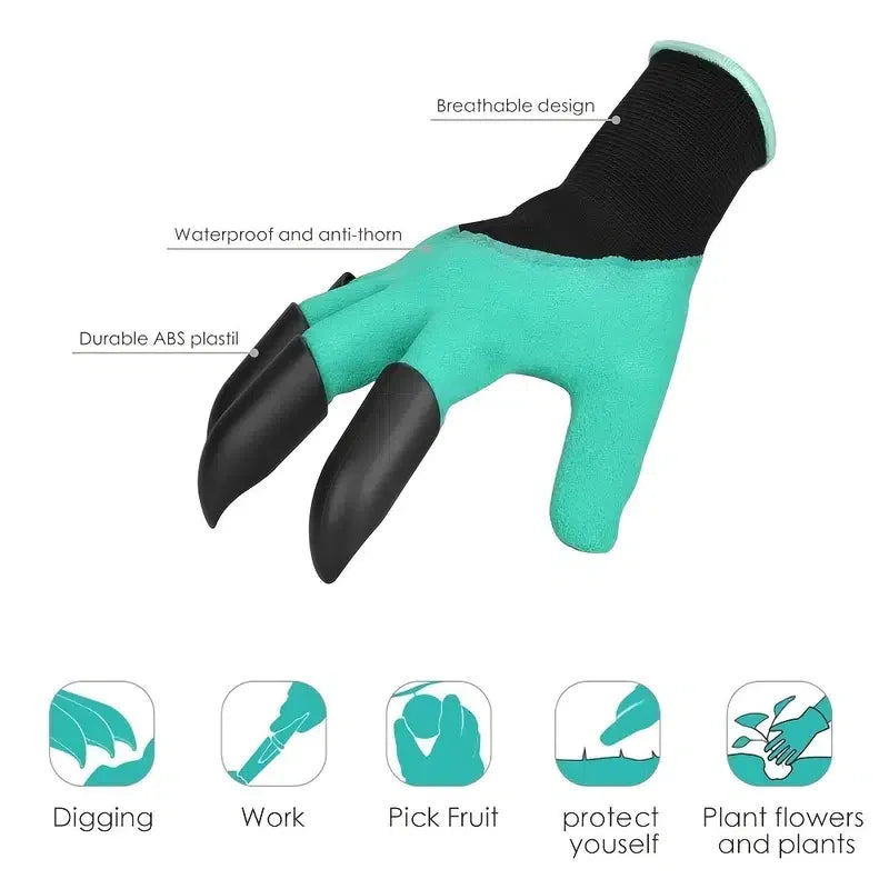 Garden Gloves with Claws