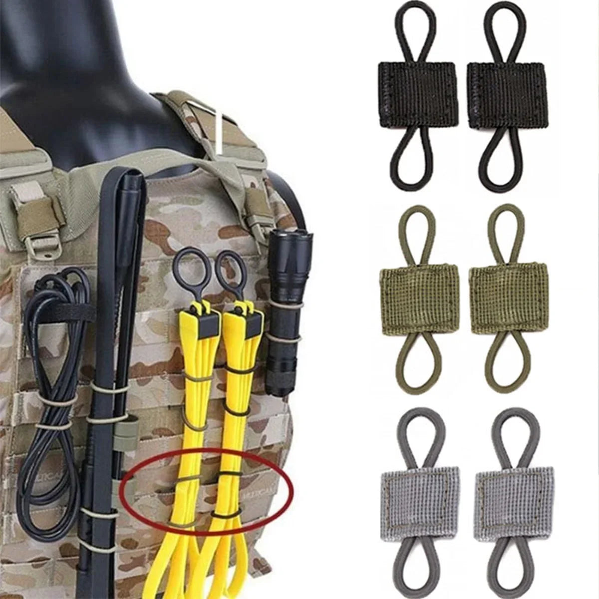 Tactical MOLLE Elastic Strap Tactical Bag